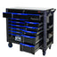 12-Layer Drawer Multi-Purpose Tool Car, With Wheels, Iron Top - Korvel