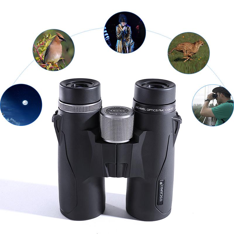 Jumelles militaires HD 10x42 USCAMEL - Optiques professionnelles pour l'extérieur