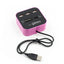 USB HUB Combo All In One USB 2.0 Micro SD High Speed Card Reader 3 Ports Adapter Connector For Tablet PC Computer Laptop - Korvel