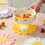 Creative Daisy Flower Household Oil and Heat Resistant Small Fresh Japanese and Korean Bowl and Plate Mats - Korvel