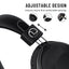 B863 Wireless Headset Bluetooth Headset Long Life Illuminated Music Headset Folding Storage - Korvel