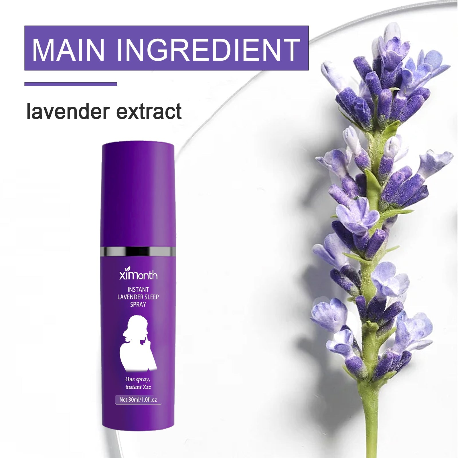 Lavender Sleep Spray, Soothing Body Fatigue Pamper Sleep Relaxing Sleep Spray - Korvel