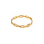 European and American Ring Twisted Linear Geometric Hollow Stacked Ring - Korvel