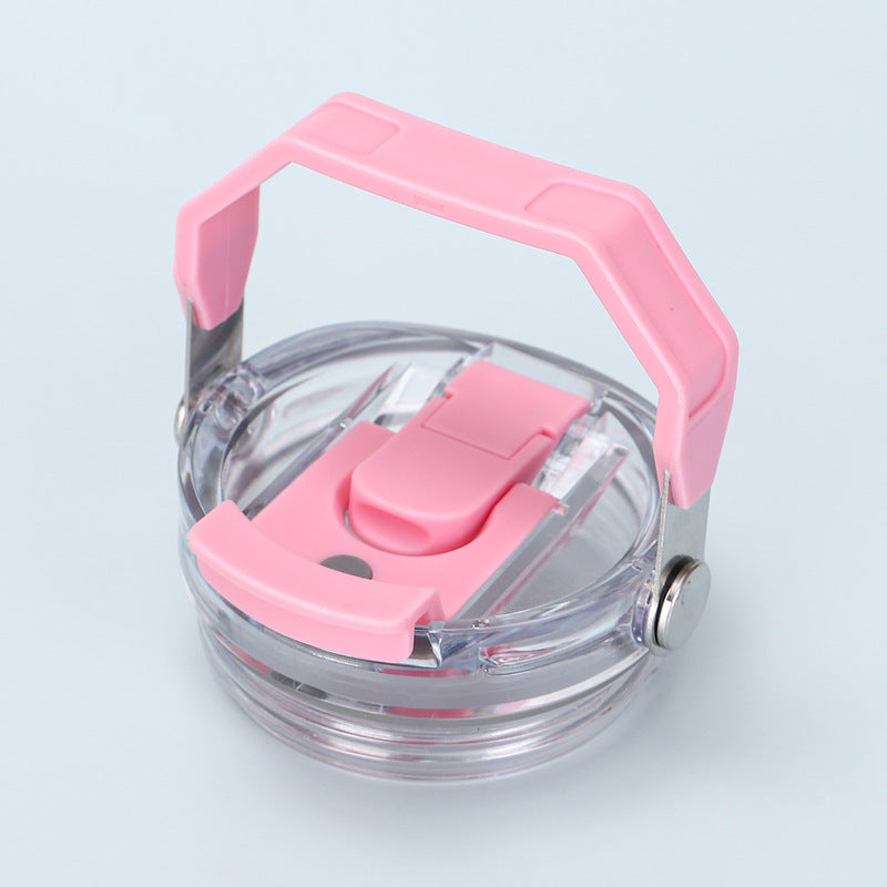 Reusable 30oz Straw Lid - BPA-free, flip cover, dishwasher safe, leak/spill-proof. Stanley tumbler accessory. - Korvel