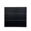 Black Glass Door Shoe Box Shoe Storage Cabinet With RGB Led Light - Korvel