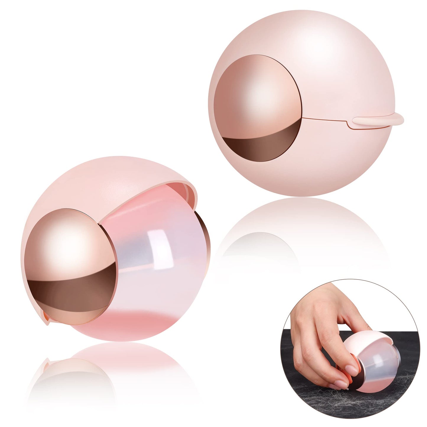 Light luxury and portable clothing hair sticking and brushing machine, washable with cover, business hair remover - Korvel