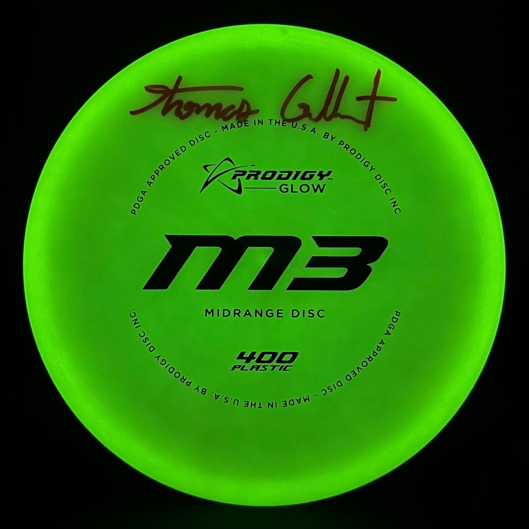 M3 (400 Glow) Disc - Signed by Thomas Gilbert