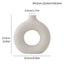 Vase en céramique émaillée à motifs - Accent décoratif moderne
