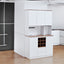 Farmhouse Coffee Bar Wine Cabinet ,68.89'' Kitchen Buffet Cabinet with Storage, Liquor Cabinet for Home & Dining Room - Korvel