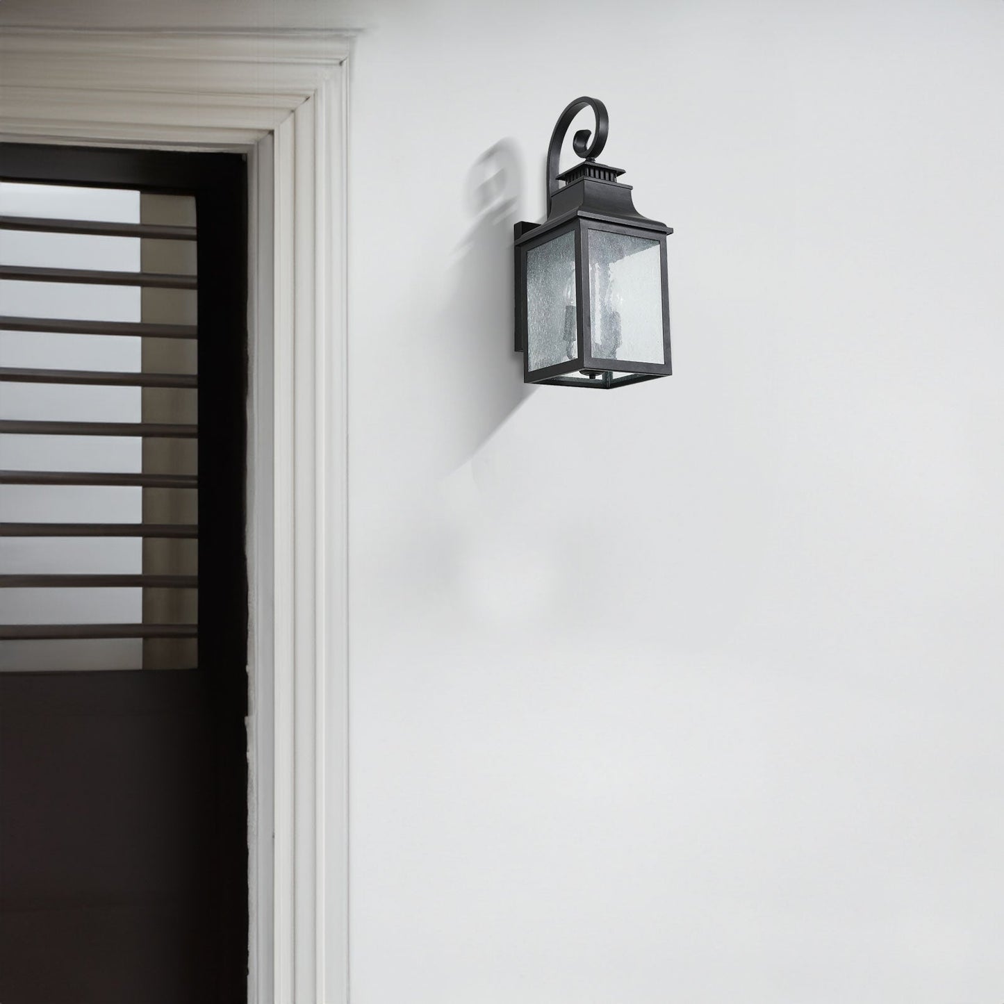 Large Outdoor Wall Lamps With Glass - Korvel