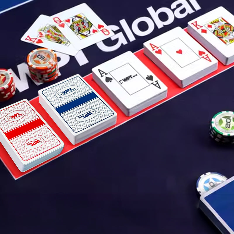 WPT Texas Hold'em Poker Cards. High - grade hard plastic, wholesale, full box, competition - spec, waterproof & anti - fold. - Korvel