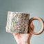 British Style Ceramic Mug Cute Coffee Cups Personality Gift Household Color Painting  Kawaii Girls Breakfast Oat Milk Mugs - Korvel