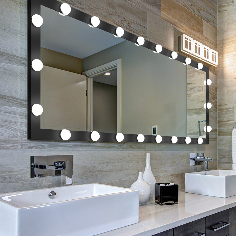 Illuminated Full Body Makeup Mirror - 63x24 Inch