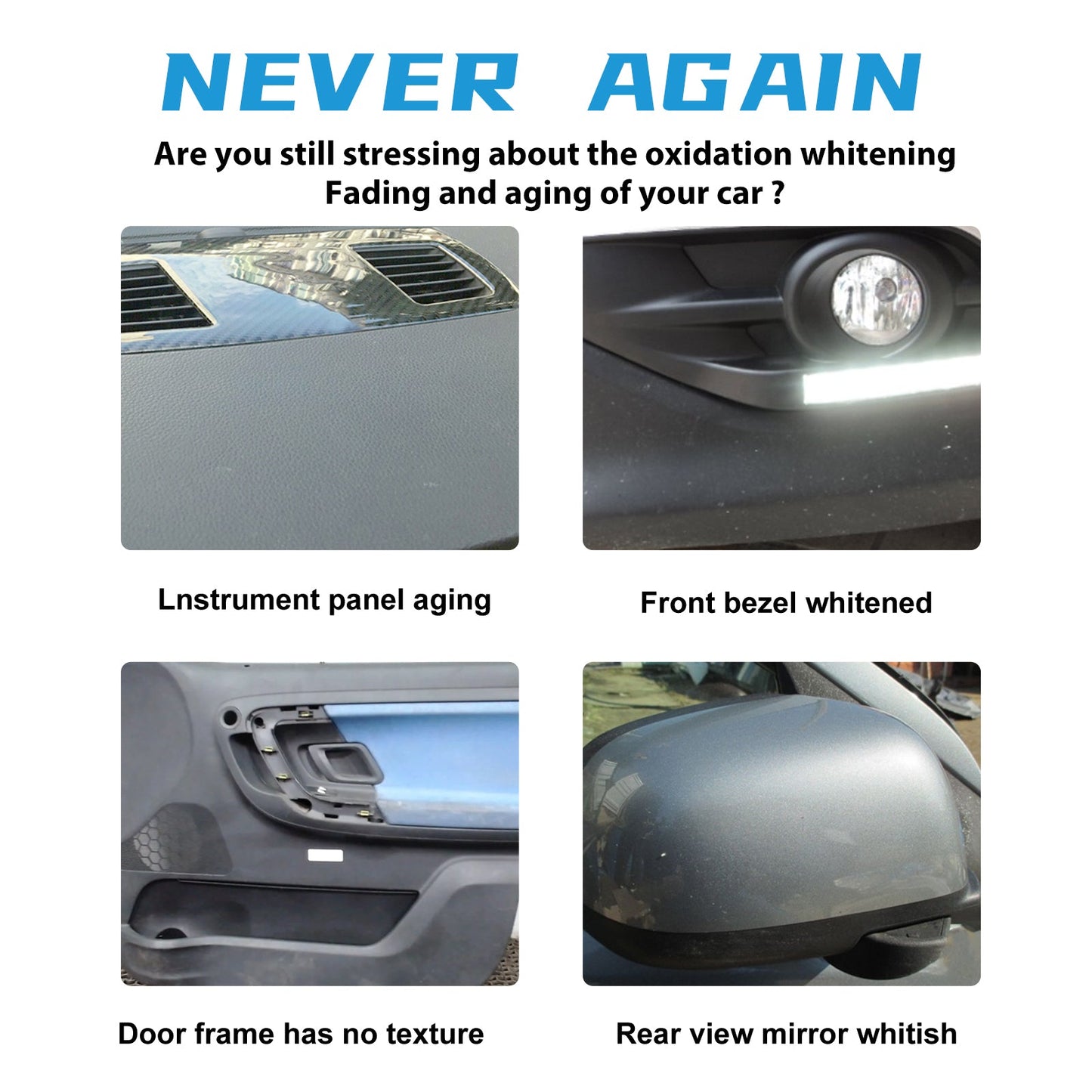 Premium Plastic Refurbishment Agent for Automotive Interiors