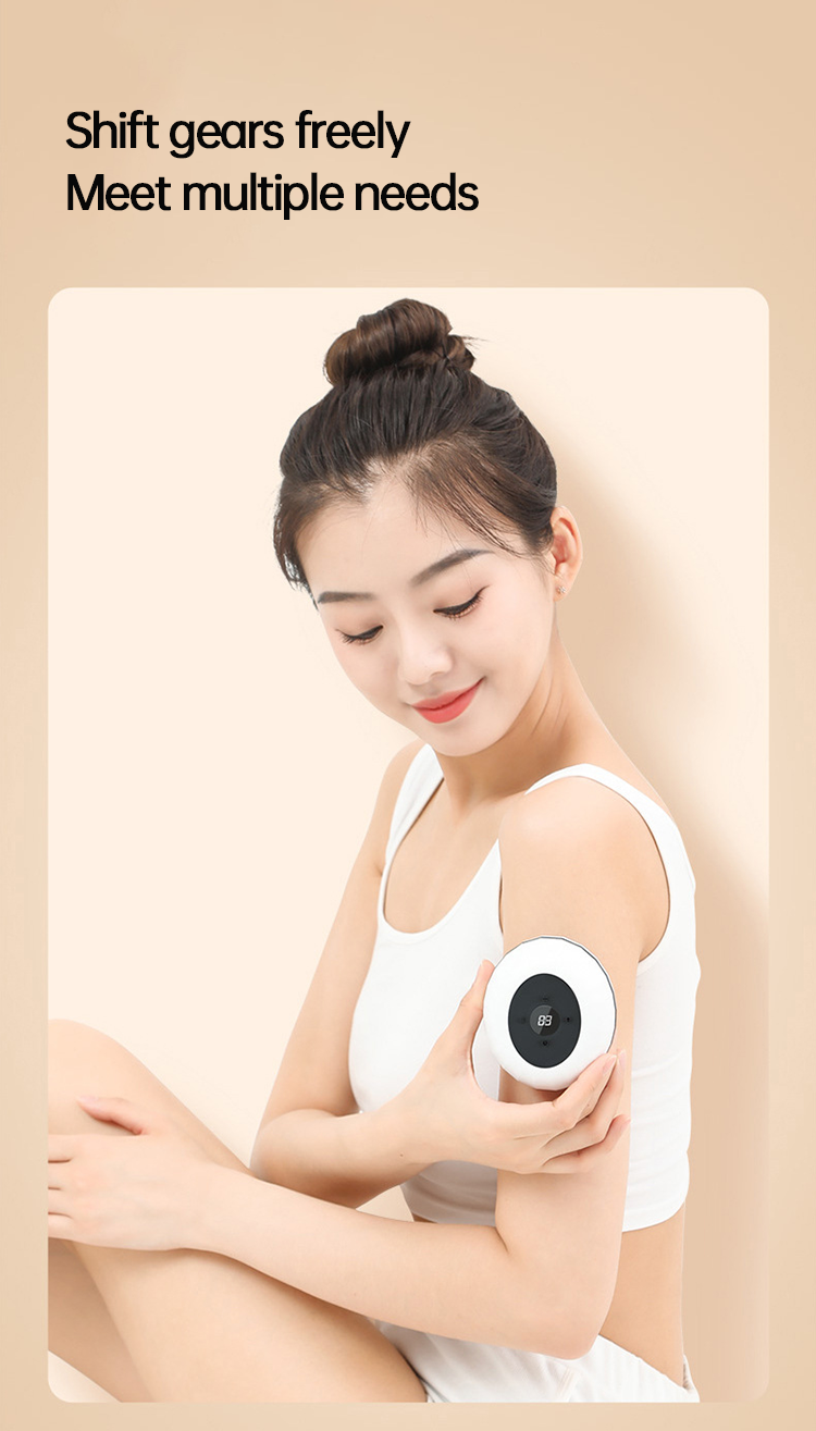 12 Levels Electric Intelligent Scraping Cupping Device Household Wireless Cup Instrument Painless Dredge Meridians Health Care - Korvel