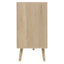 4 Door Accent Cabinet Sideboard Buffet Storage Cabinet with Adjustable Shelf for Entryway Living Room Bedroom - Korvel
