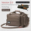 Outdoor camping picnic bag outdoor tableware storage tactical compartment sundries portable shoulder bag - Korvel