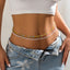 Ethnic Style Double-Layer Rice Bead Waist Chain