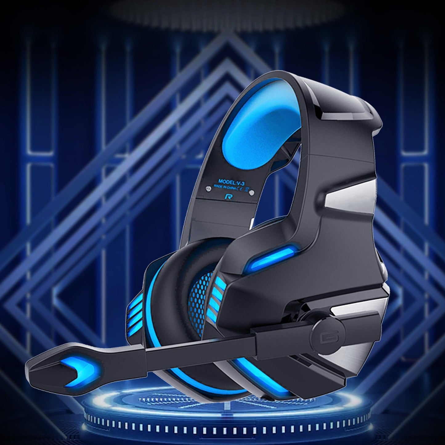 Casque de jeu filaire RGB Premium pour mobile et PC