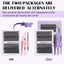 Kit de Extensión de Pestañas para Principiantes - 280pcs de Grupos de Pestañas Mixtos