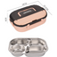 Microwaveable portable 304 stainless steel heat preservation rectangular lunch box fresh lunch box - Korvel