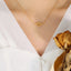 18K Gold-Plated Knotted Necklace - Korvel