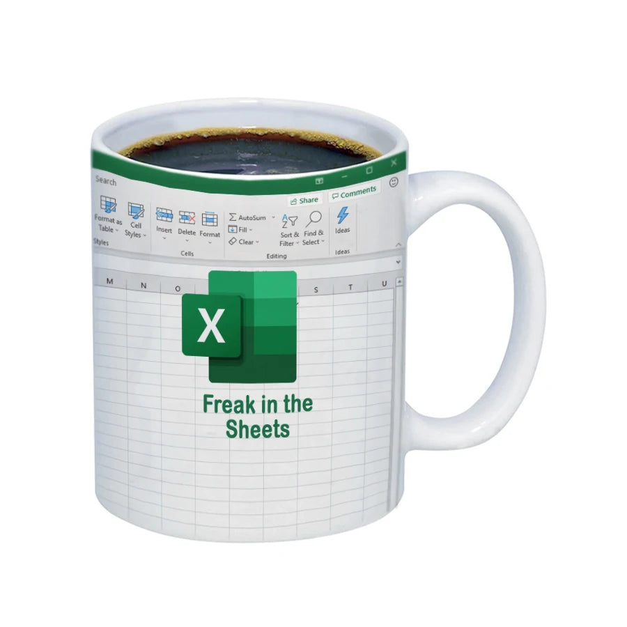 Mug en céramique 11oz Freak in the Street - Parfait pour les amateurs de café