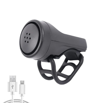Bicycle Electric Bell Bike USB Charging Horn MTB Mountain Bike Warning Safety Ring Waterproof Bell Cycling Accessories - Korvel
