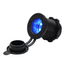 Car Cigarette Lighter Socket 12V-24V Waterproof Plug Power Outlet Adapter for Marine Boat Motorcycle Truck RV ATV with Wire D5 - Korvel