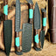 Exquisite Chef's Knife Set – 13" Handcrafted Stainless Steel Blade with Wenge Wood & Resin Handle + Premium Leather Sheath - Korvel
