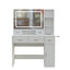 Smart mirror dressing table with drawers and storage cabinets, dressing table with bedroom dressing table, changing room - Korvel