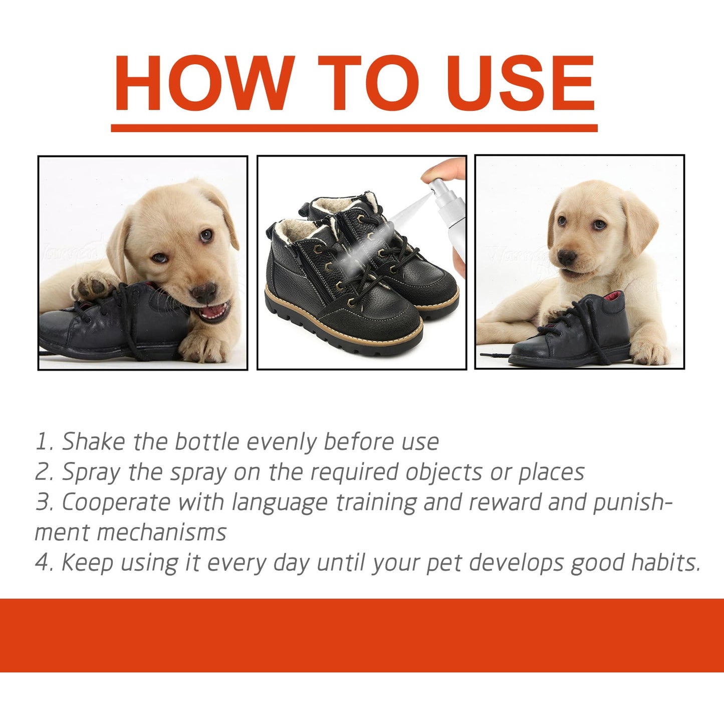 Pet Anti-Chew Spray Pet Behavior Modification Anti-Bite Scratching Spray For Cats And Dogs - Korvel