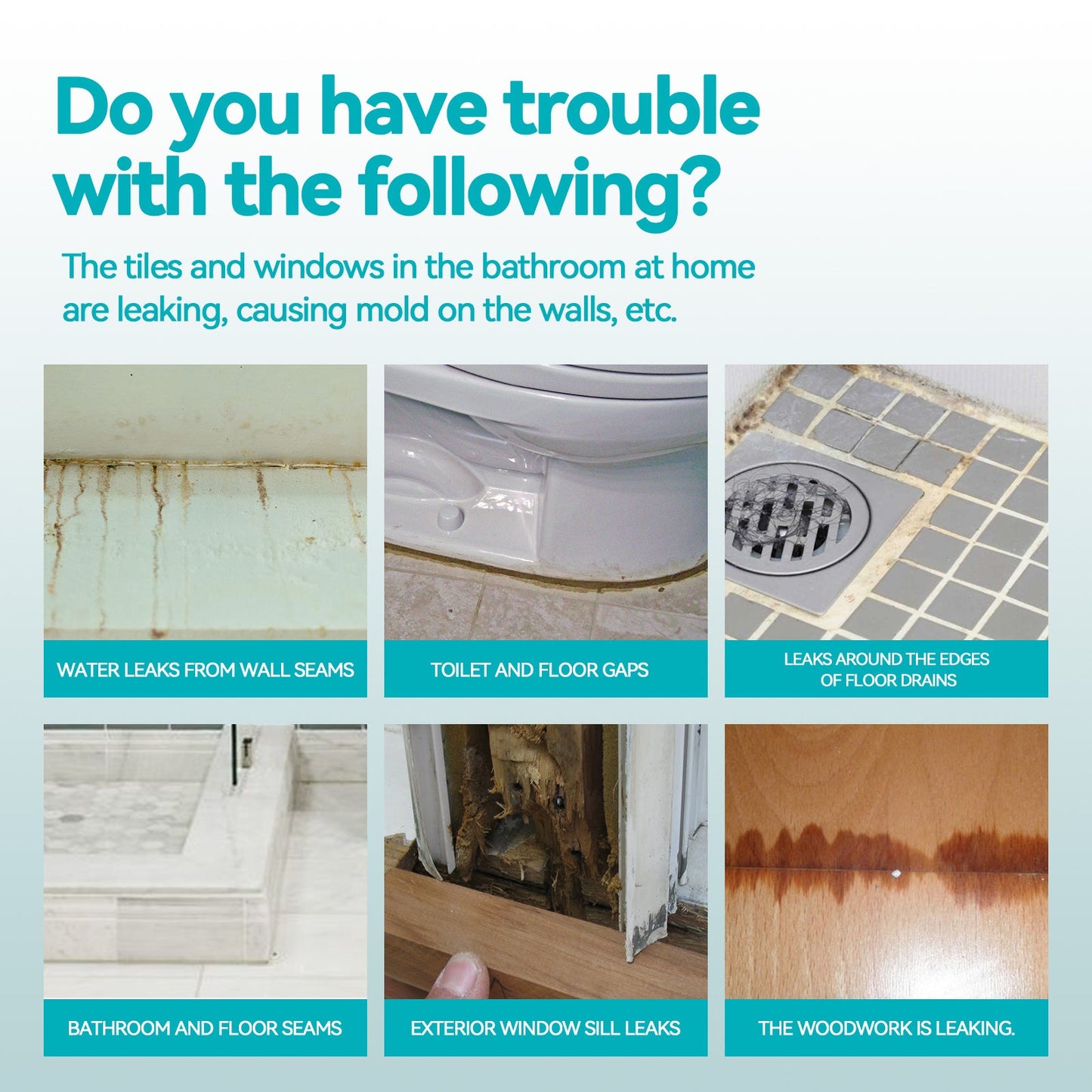 Transparent Waterproof Adhesive for Leakproof Repairs