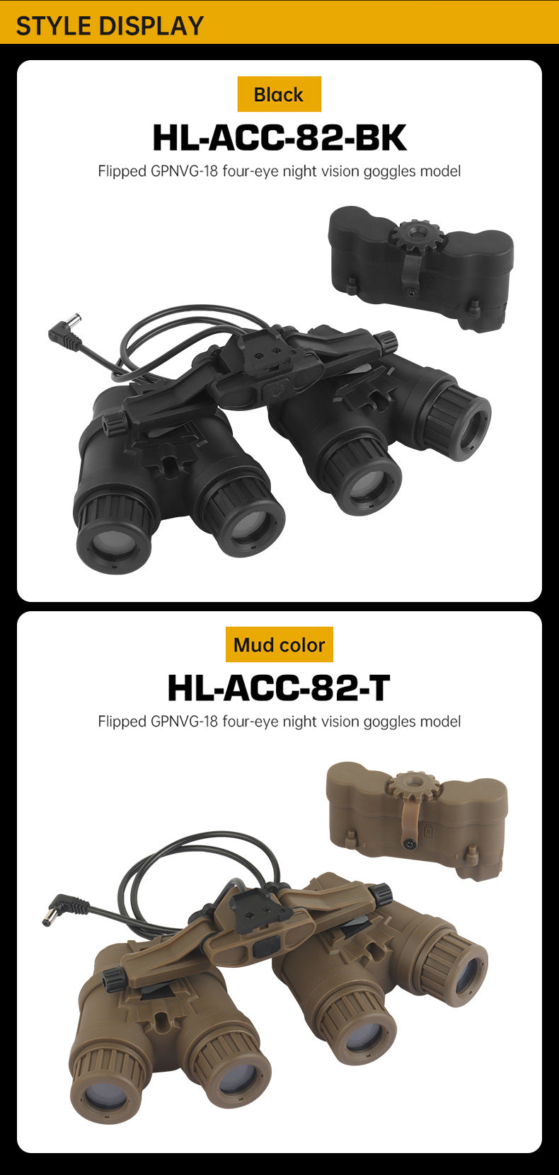 flip-up GPNVG-18 quad-tube night vision device model - Korvel