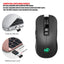 New Rechargeable Wireless Mouse 3600dpi Adjustable Colorful Luminous Gaming Mouse 7D Can Turn Off Lights - Korvel