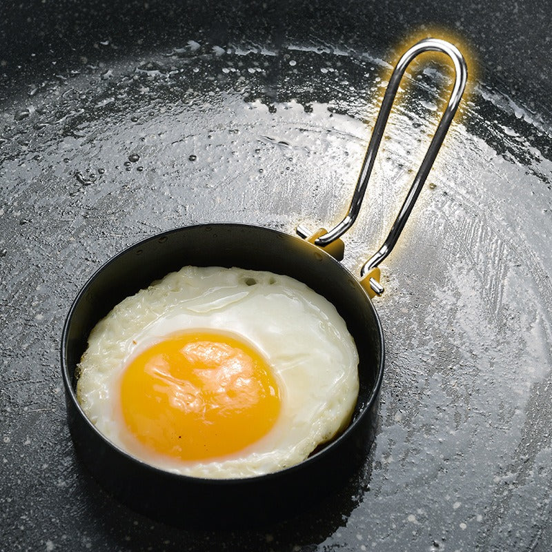 Moule à œufs et à galettes en acier inoxydable antiadhésif premium
