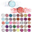 Palette de fards à paupières CAKAILA 40 couleurs - Paillettes dorées et teintes crémeuses