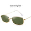 Candy Colors Metal Frame Rectangle Sunglasses Small Retro Shades UV400 Sun Glasses for Men Women Driving Eyewear Summer Goggles - Korvel