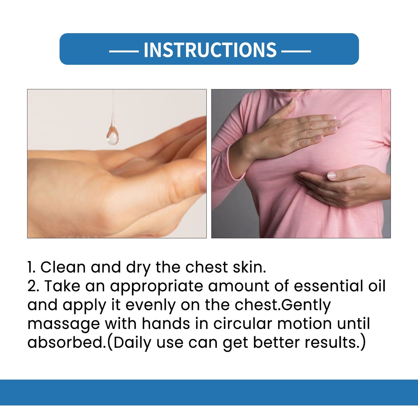 Premium Breast Care Essential Oil for Nourishing Moisturization