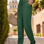 Perfee Textured High Waist Joggers - Korvel