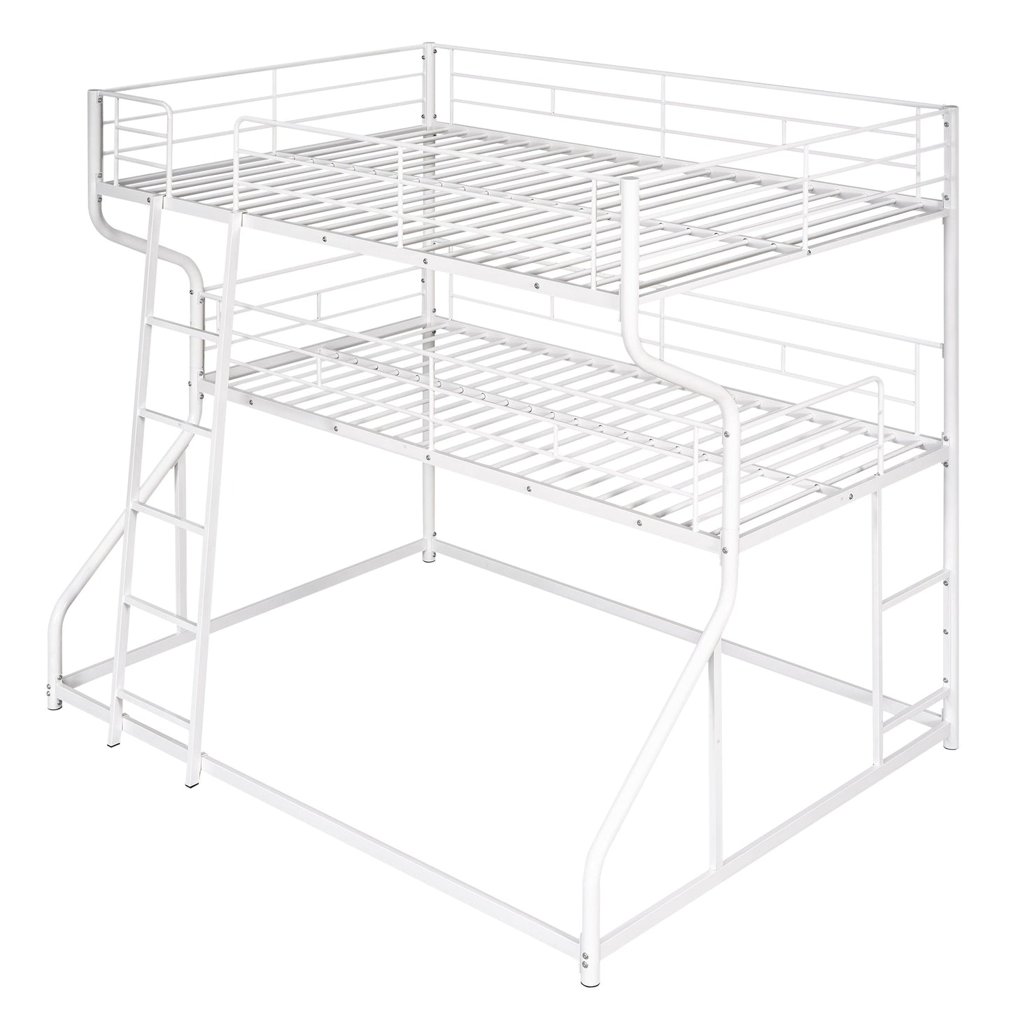 Lit superposé triple : Full XL, Twin XL et Queen Size - Blanc