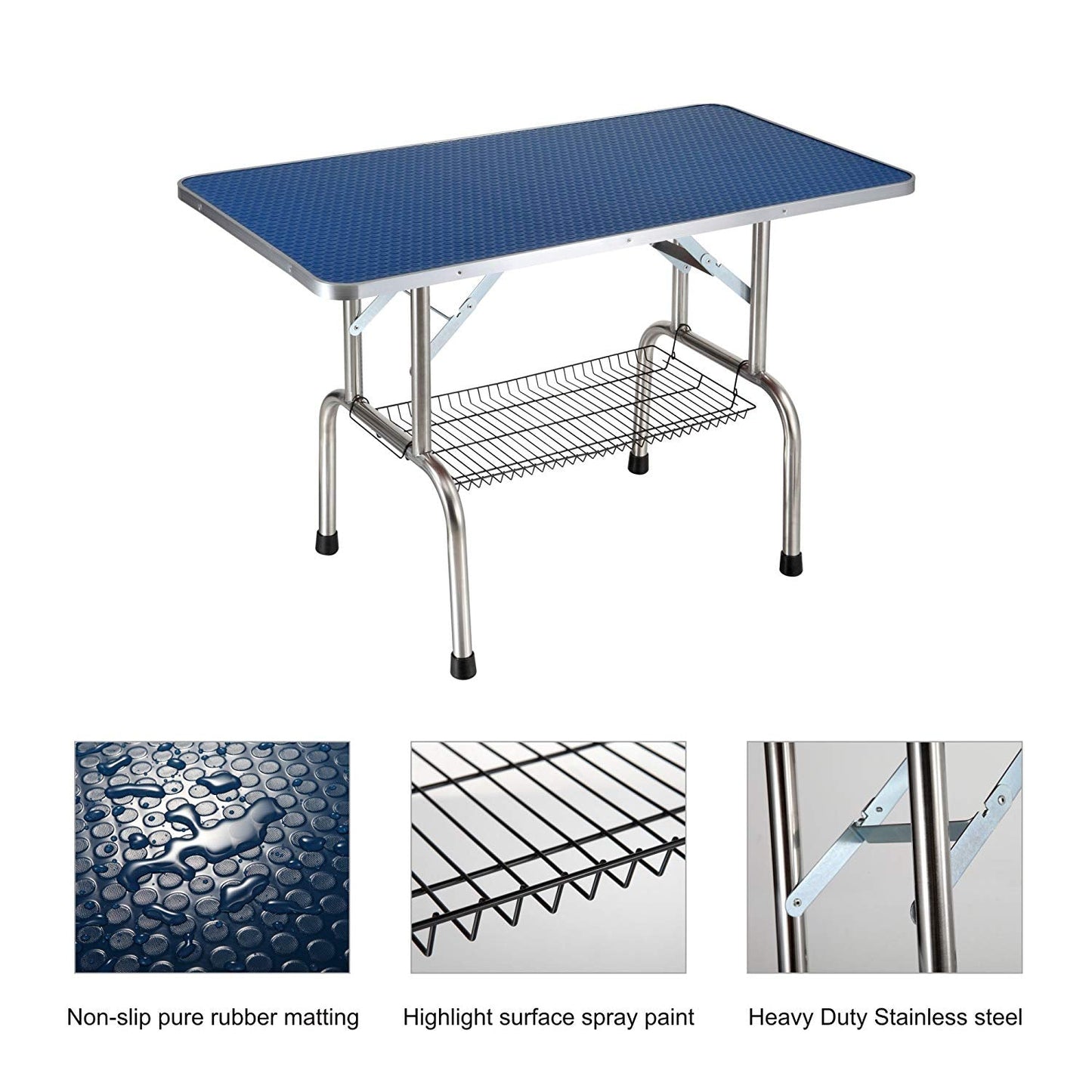 Table de toilettage premium de 46" pour chiens et chats