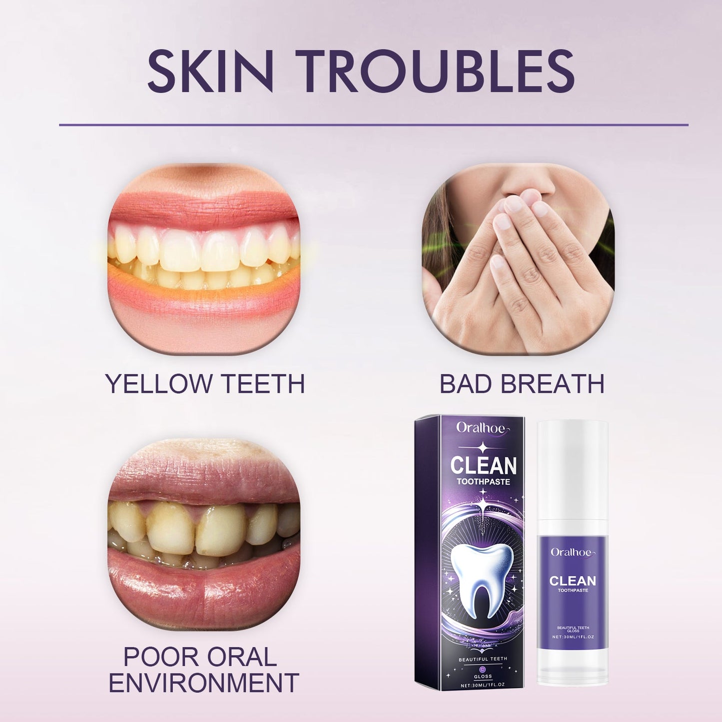 Dentifrice Premium Clean pour une haleine fraîche et des dents éclatantes