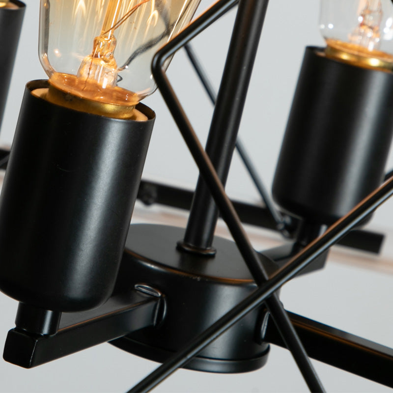 4-Light Farmhouse Chandeliers For Dining Room (No Bulbs) - Korvel