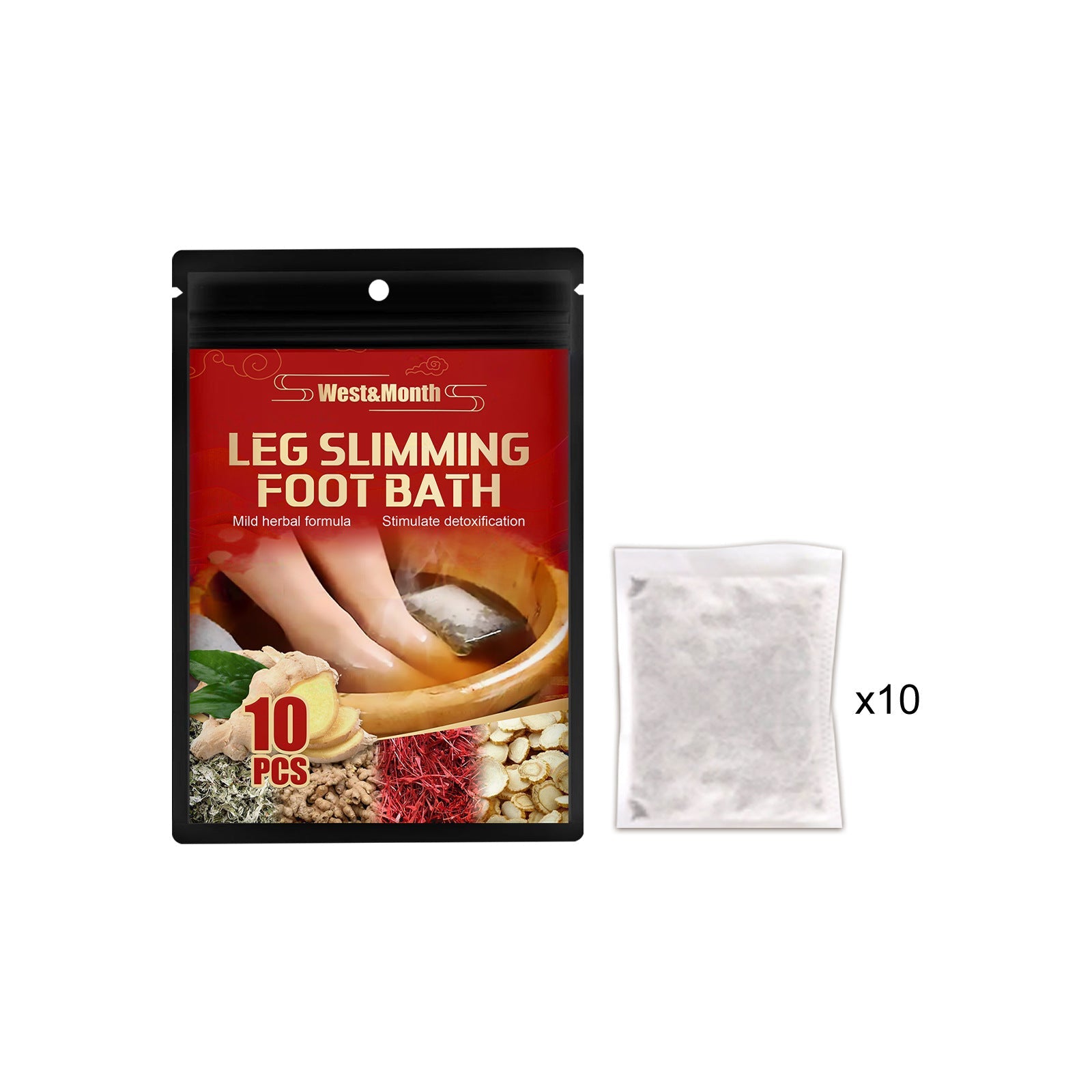 Leg Slimming Foot Bath, Relieve Leg Soreness And Swelling Discomfort Cold Relief Wet Foot Bath Kit - Korvel