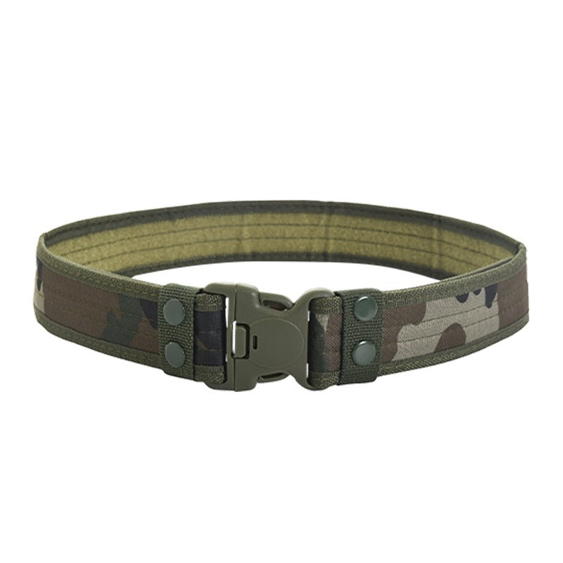 5.0 Oxford Cloth Tactical Belt Velcro Wrapped Outdoor Canvas Belt - Korvel