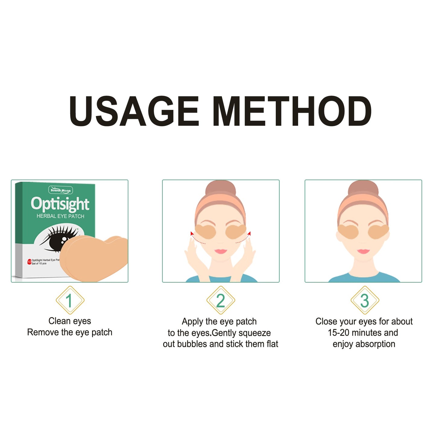 Wormwood Eye Care Sticker Box, Stay Up Late Eye Dry Eye Astringent Cold Compress Stick Moxibustion Students Eye Care Patch Vision - Korvel