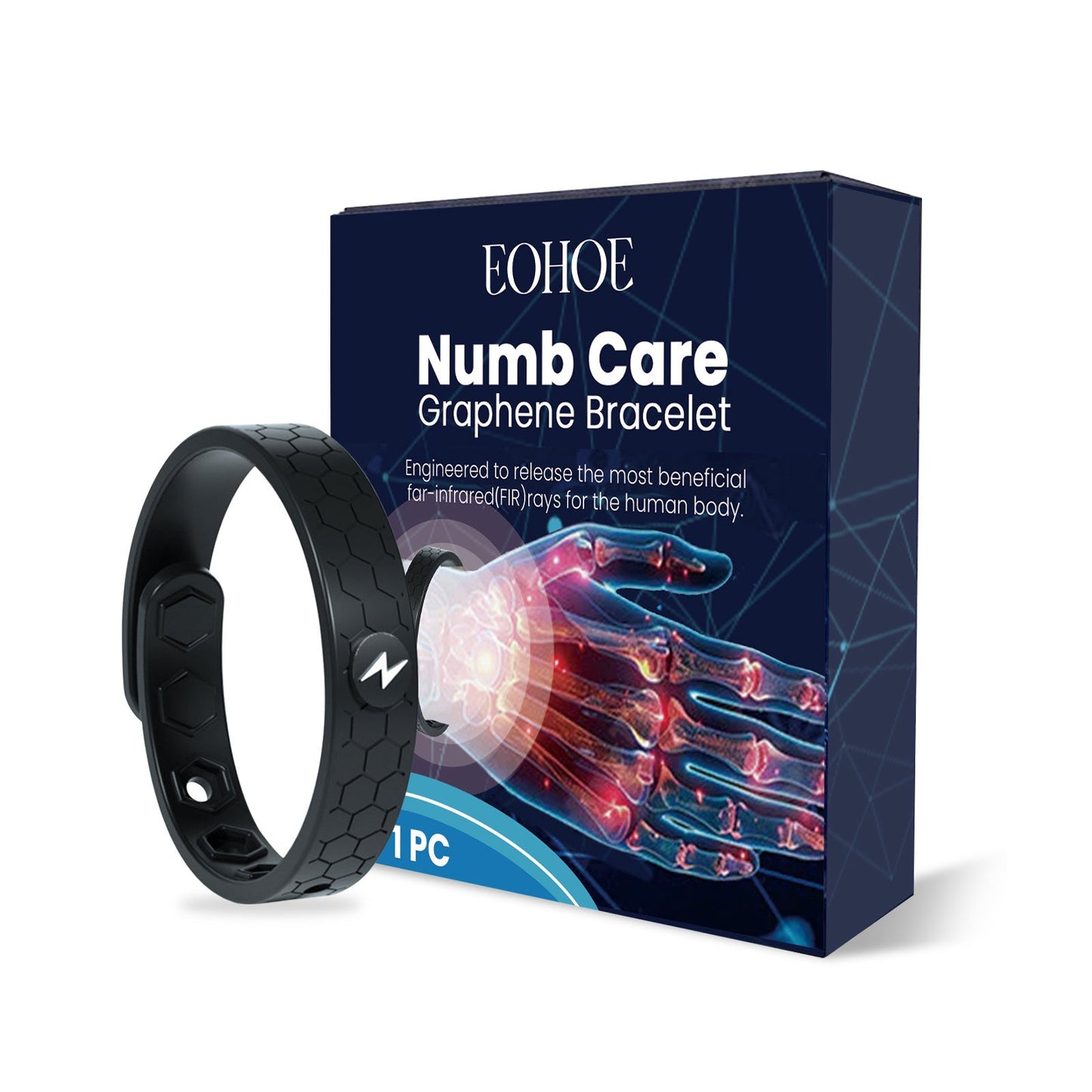 Graphene Bracelet For Everyday Hand Decoration Portable Body Care Wrist Bracelet - Korvel