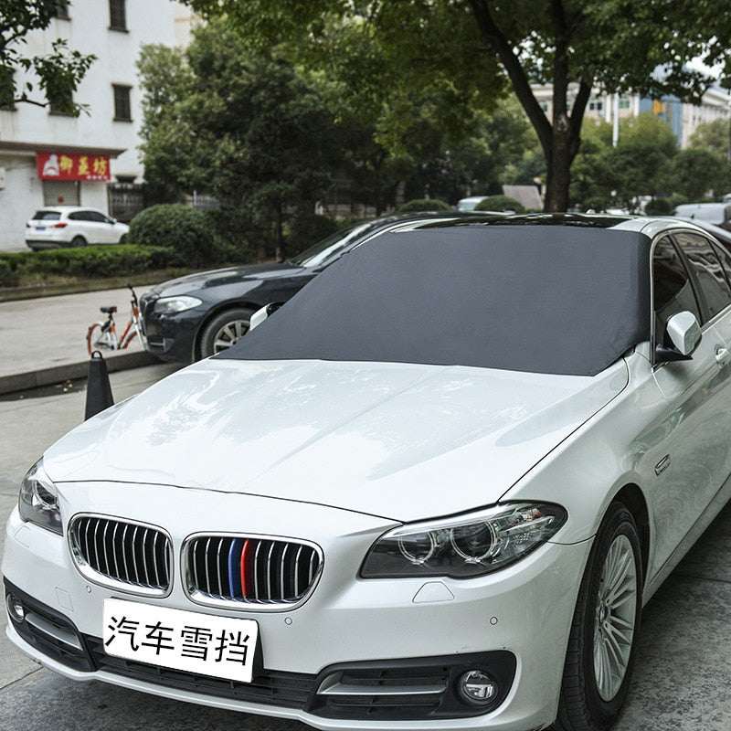Automobile Magnetic Sunshade Cover Car Windshield Snow Sun Shade Waterproof Protector Cover Car Front Windscreen Cover - Korvel