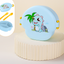 Cartoon cute microwaveable portable lunch box with buckle compartments - Korvel